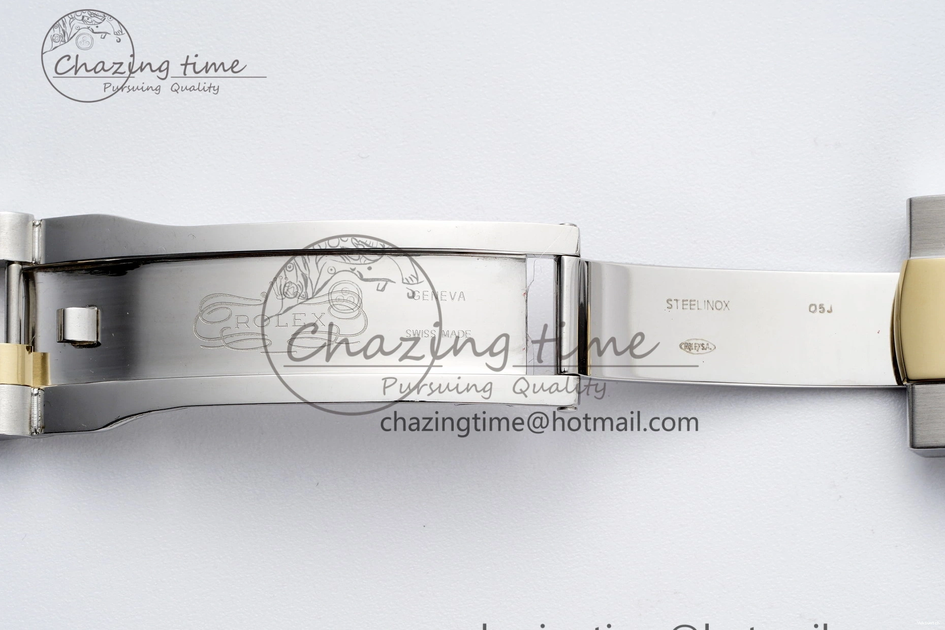 SS Jubilee on SS Best Noob Skydweller Dial White YG Edition A23J Bracelet YG 1230